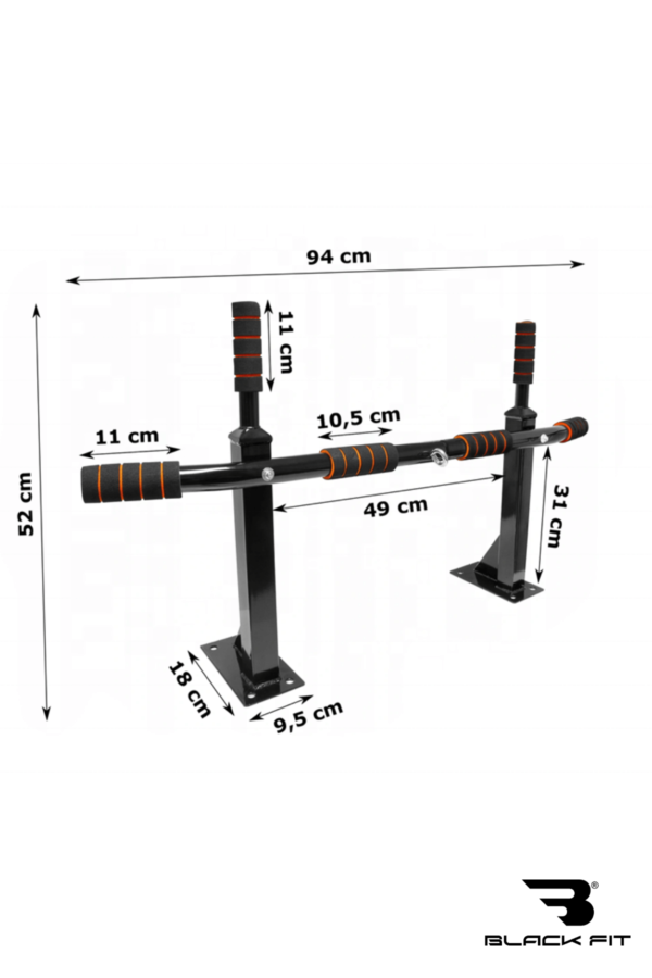 BARRA DE PARED FIJA PARA DOMINADAS MULTIFUNCIONAL