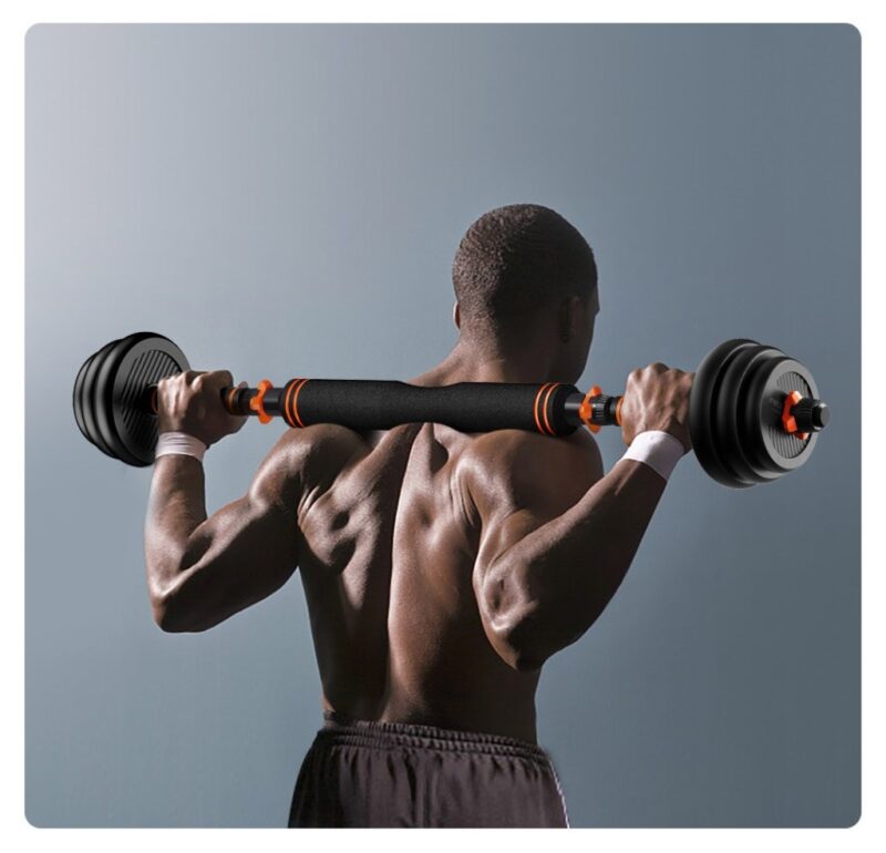 SET DE PESAS CONVERTIBLES DE 40 Y 30 KG MULTIFUNCIONALES