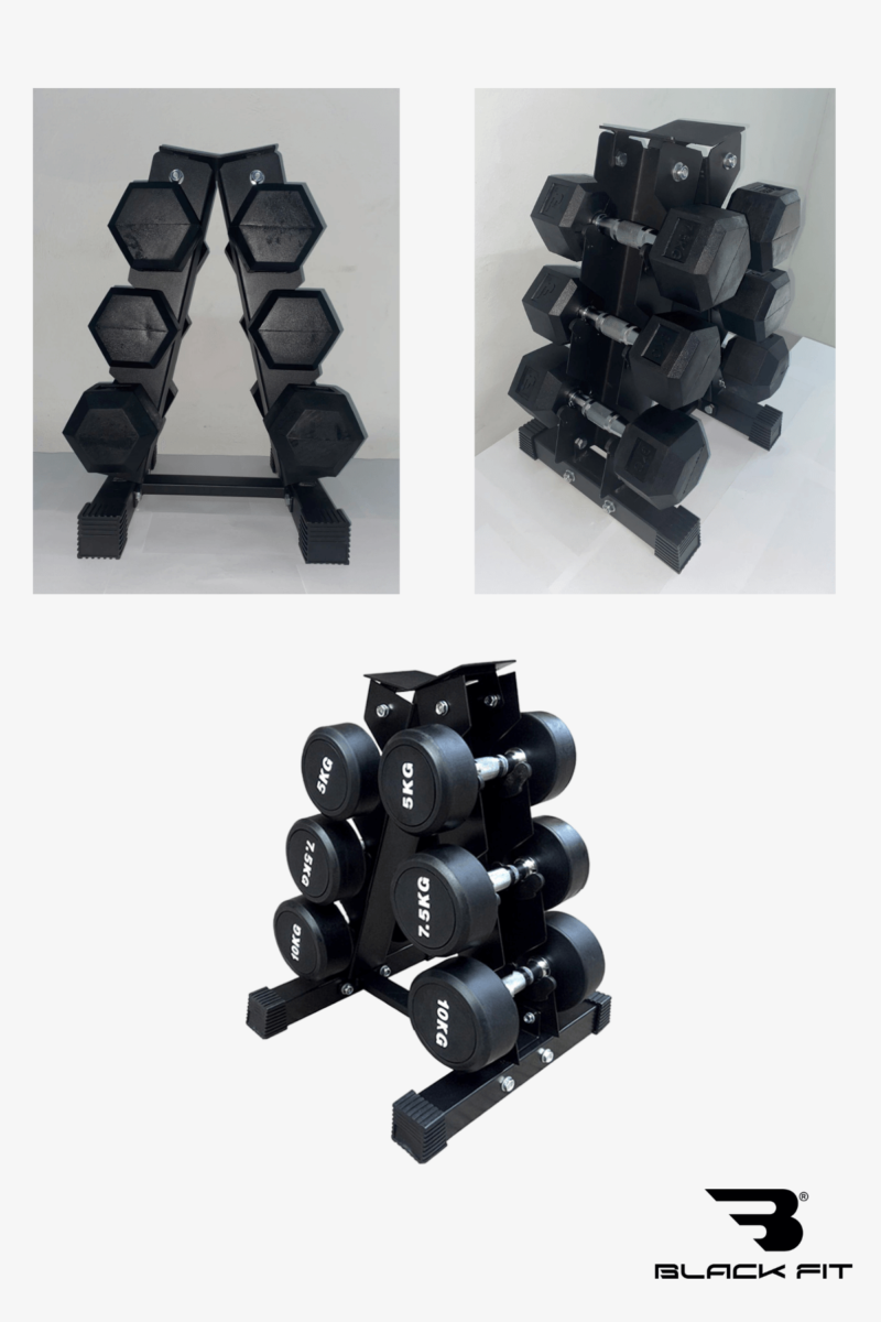 SOPORTE PARA MANCUERNAS O RACK ORGANIZADOR DE 6 UNIDADES