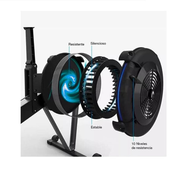 Maquina Remo Profesional Resistencia Air Rower