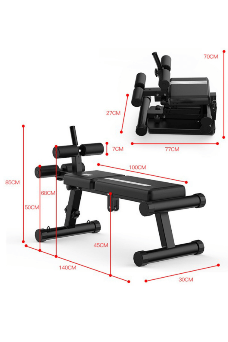 BANCA PARA ABDOMINALES PLEGABLE