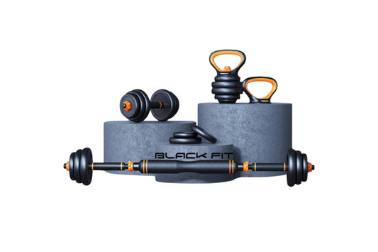 SET DE PESAS CONVERTIBLES DE 30 KG MULTIFUNCIONALES
