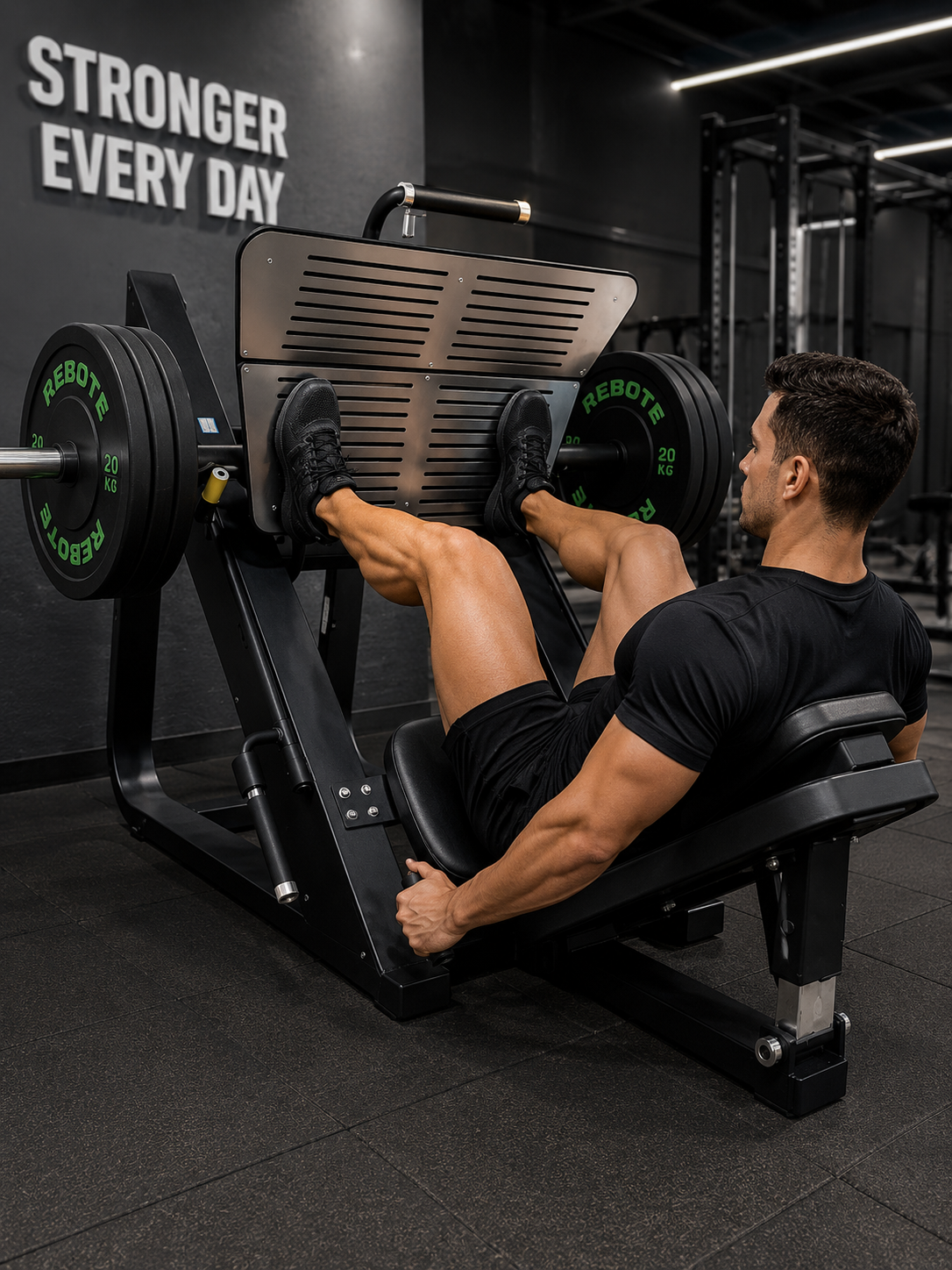 PRENSA DE PIERNAS DE 45 BLACK FIT