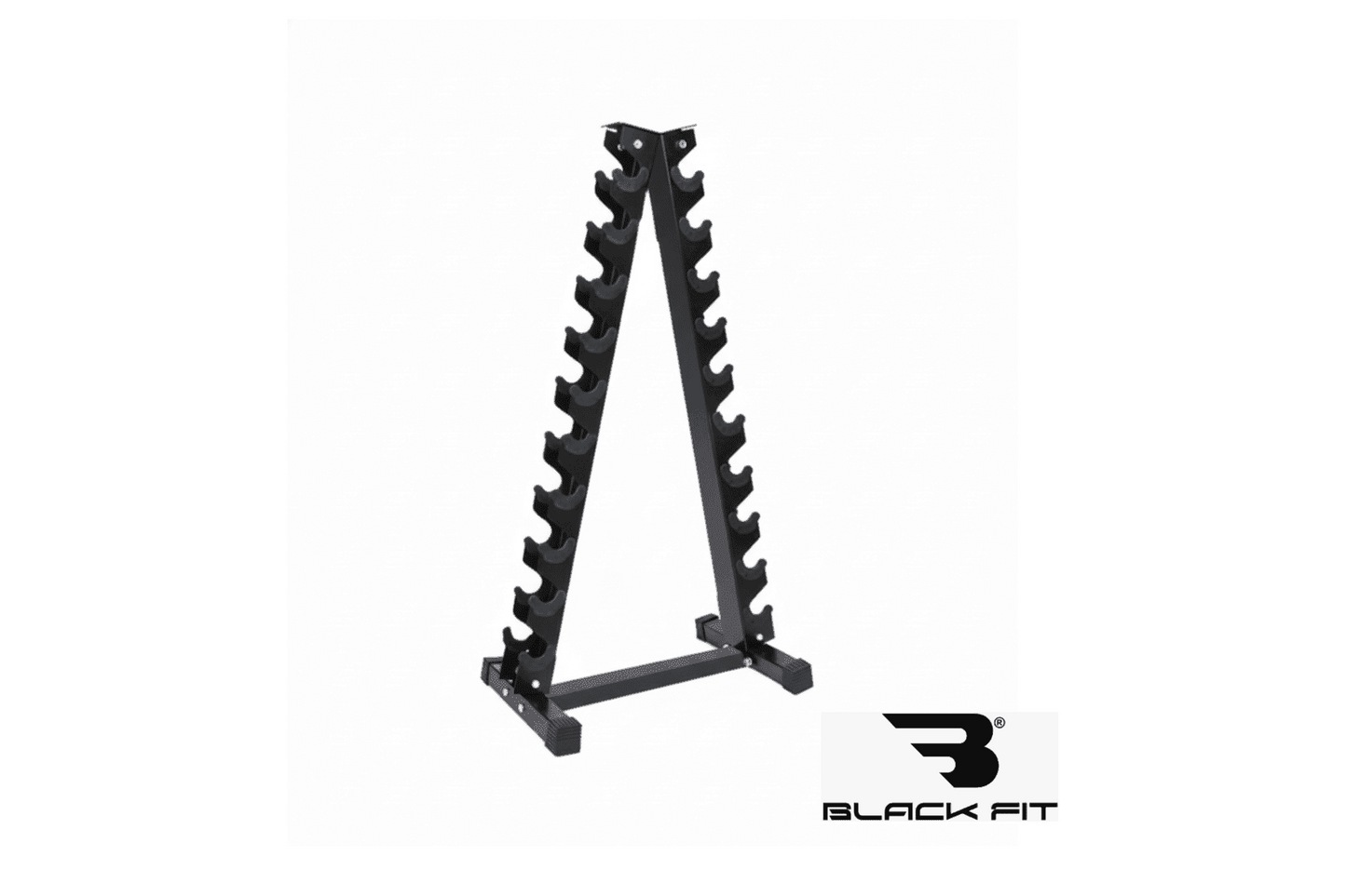 Rack Porta Mancuernas Trianguras de 10 pares